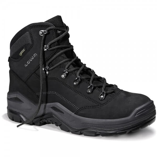 LOWA Renegade Work Gore-Tex® Black Mid S3 CI on a white background